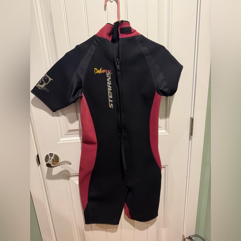 Mens Wetsuit - Black and Pink